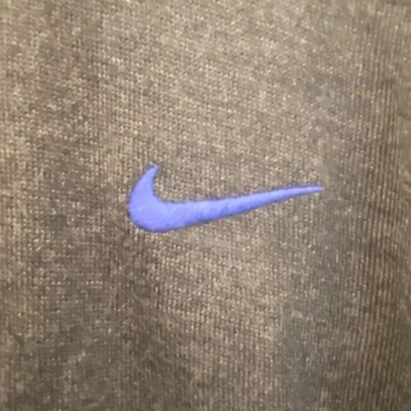 Nike Golf Merino Wool 1/4 Zip Charcoal Gray Blue Sweater Men’s Size Medium (901) - Picture 3 of 4